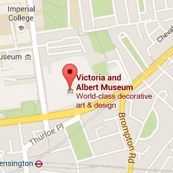 Victoria And Albert Museum map